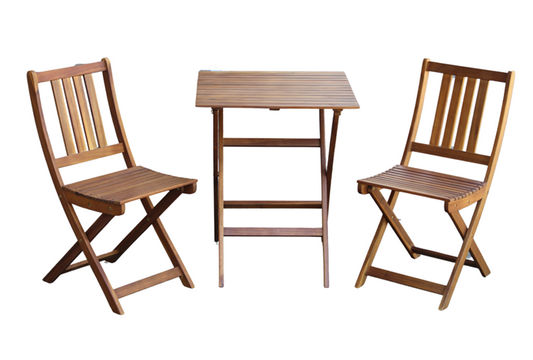 Bistro Teak Look Chair