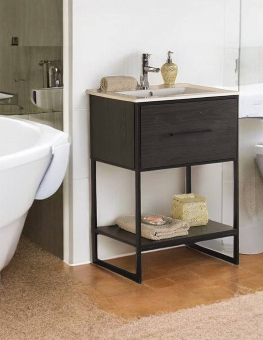 Minimalist Black Vanity