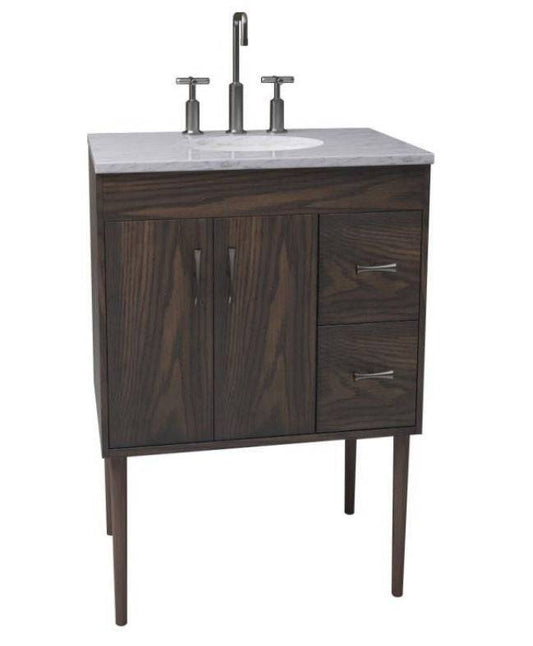 Walnut marble vanity 36