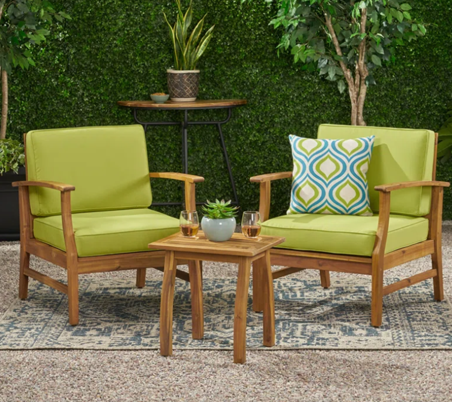 Pewter Green Bistro Set Chair
