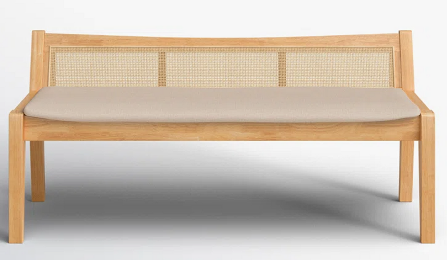 Boram Wicker Bench