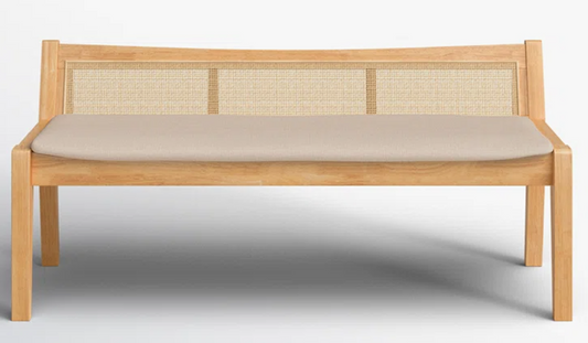 Boram Wicker Bench