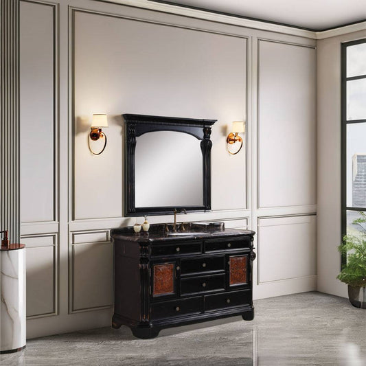 Vintage Black Vanity
