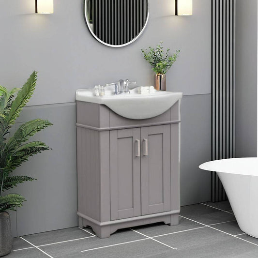 Grey queen vanity