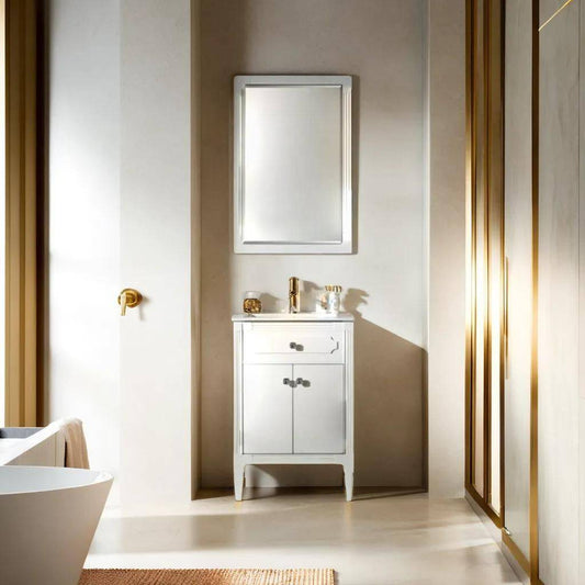 Petite White Charm Vanity